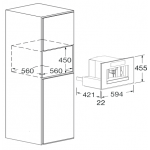 FULGOR FUCM4500TFMBK 45cm 嵌入式全自動咖啡機 - 15bar泵壓